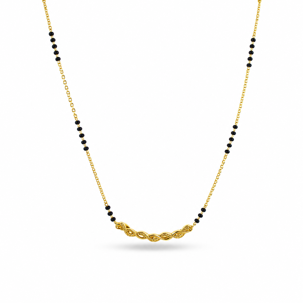 Twisted Gold Design Mangalsutra