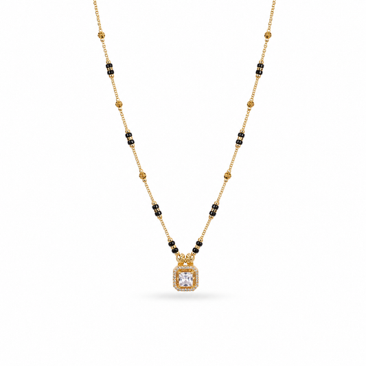 Princess Cut Pendant Mangalsutra