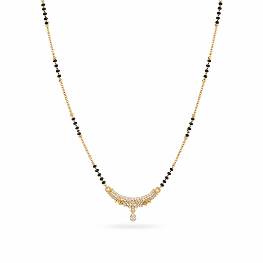 Diamond Curve Mangalsutra