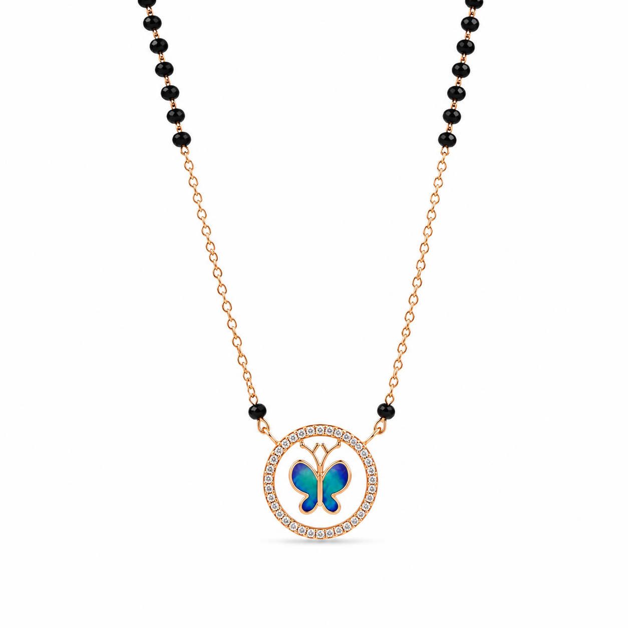 Butterfly Charm Mangalsutra