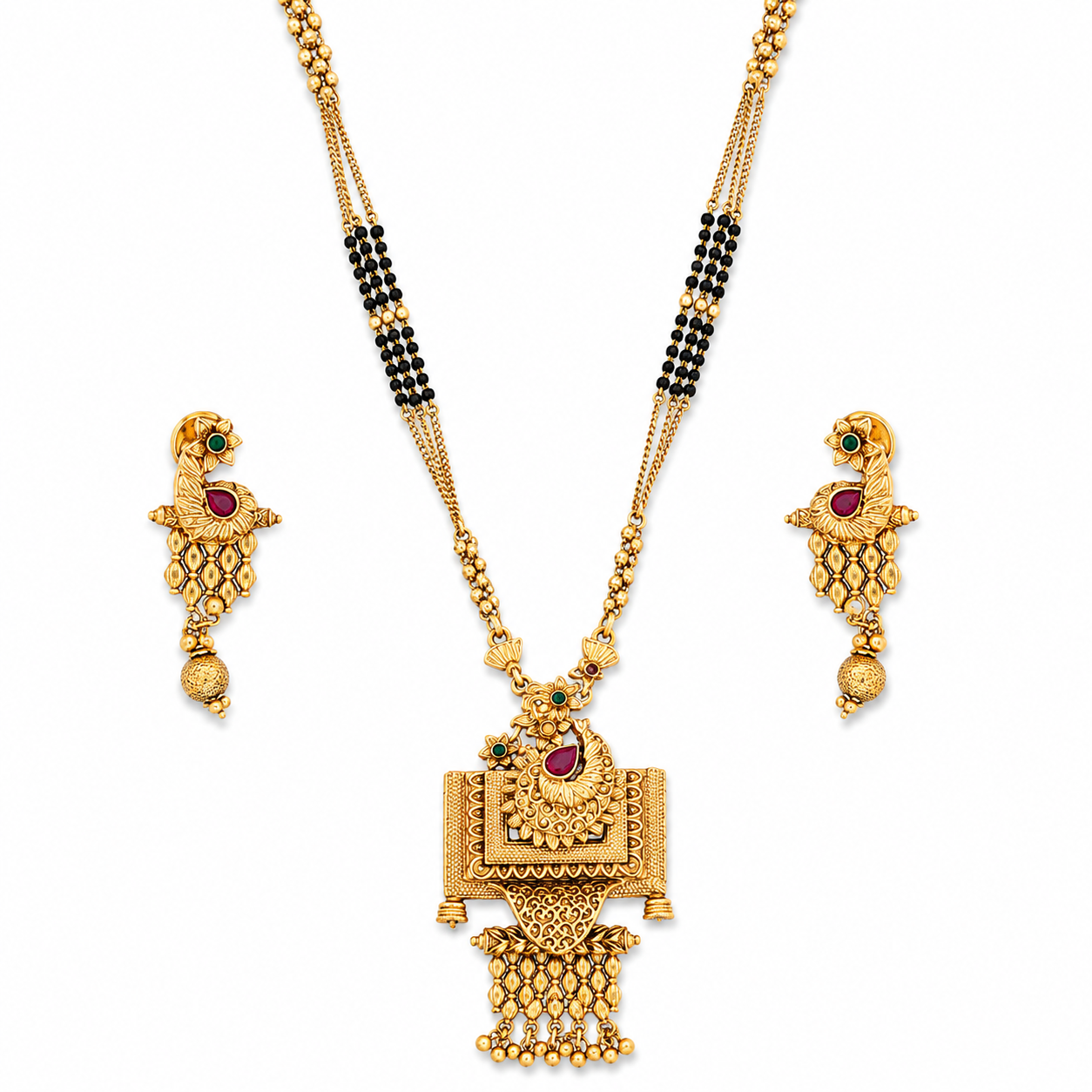 Peacock Designer Mangalsutra Set